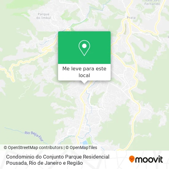 Condominio do Conjunto Parque Residencial Pousada mapa