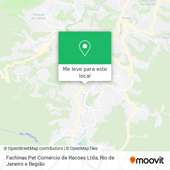 Fachinas Pet Comércio de Racoes Ltda mapa