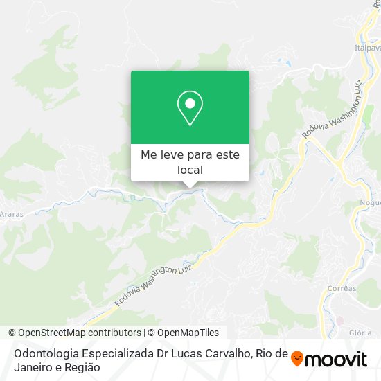 Odontologia Especializada Dr Lucas Carvalho mapa