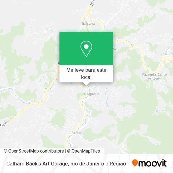 Calham Back's Art Garage mapa