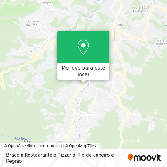 Braccia Restaurante e Pizzaria mapa
