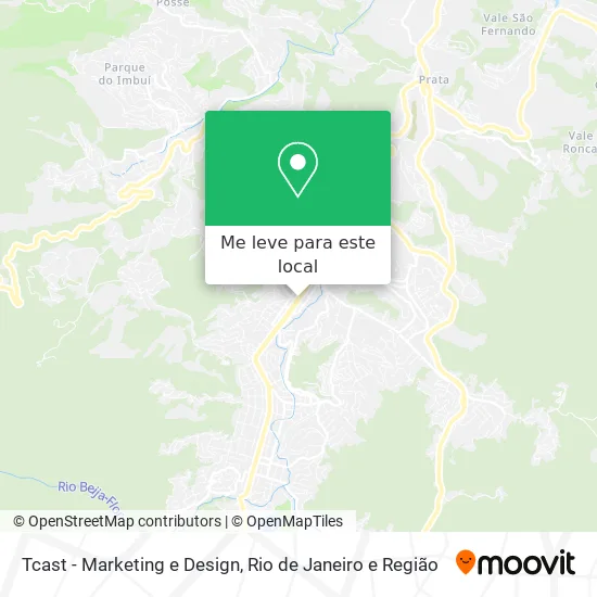 Tcast - Marketing e Design mapa