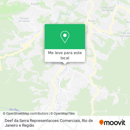 Deef da Serra Representacoes Comerciais mapa