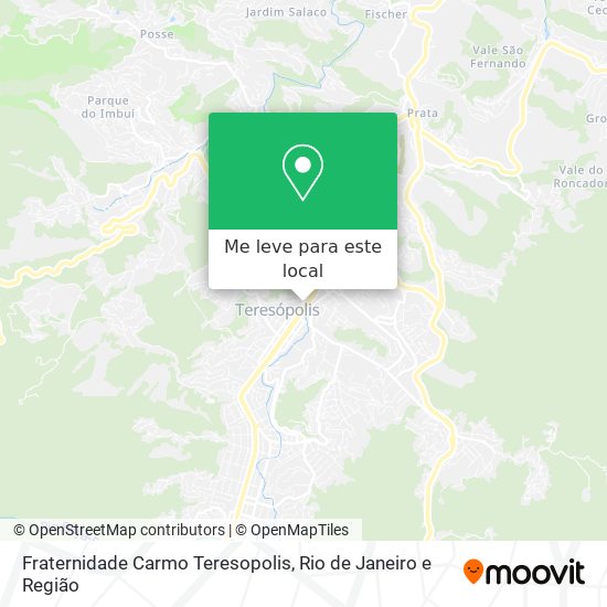 Fraternidade Carmo Teresopolis mapa