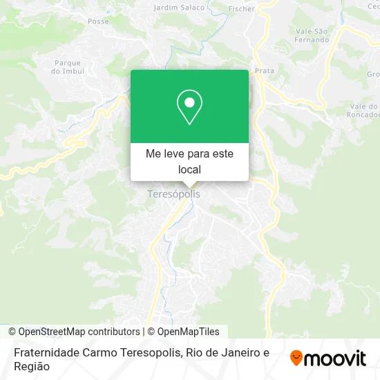 Fraternidade Carmo Teresopolis mapa