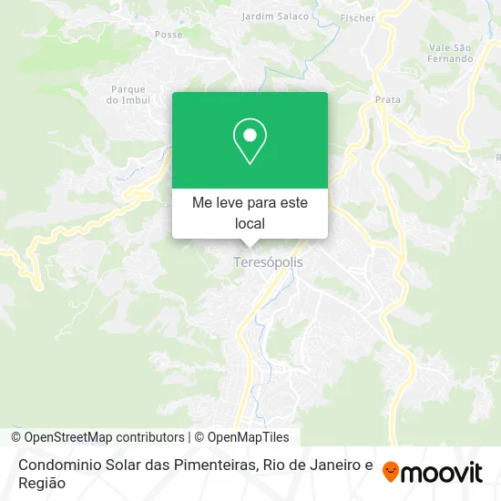 Condominio Solar das Pimenteiras mapa
