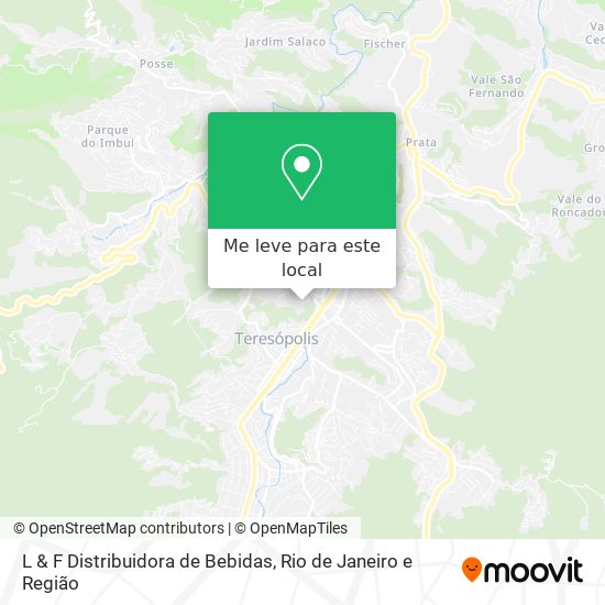 L & F Distribuidora de Bebidas mapa