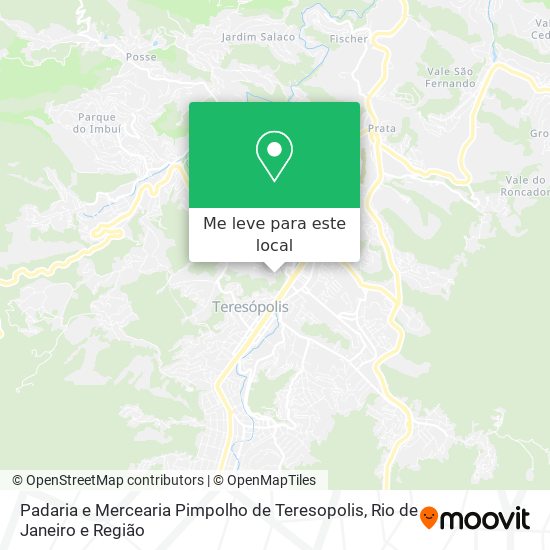Padaria e Mercearia Pimpolho de Teresopolis mapa