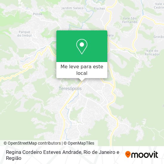 Regina Cordeiro Esteves Andrade mapa