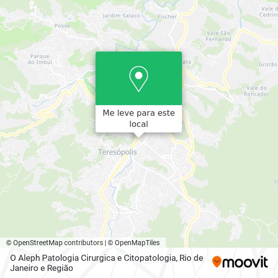 O Aleph Patologia Cirurgica e Citopatologia mapa