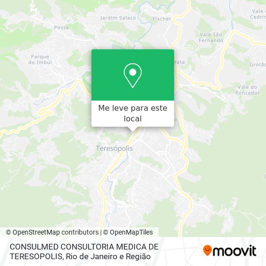 CONSULMED CONSULTORIA MEDICA DE TERESOPOLIS mapa