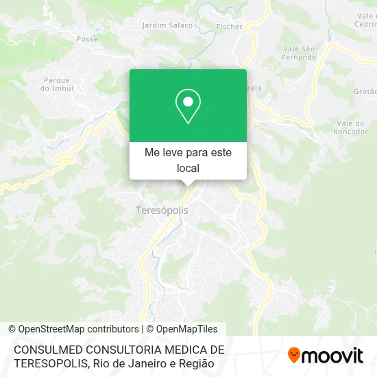 CONSULMED CONSULTORIA MEDICA DE TERESOPOLIS mapa