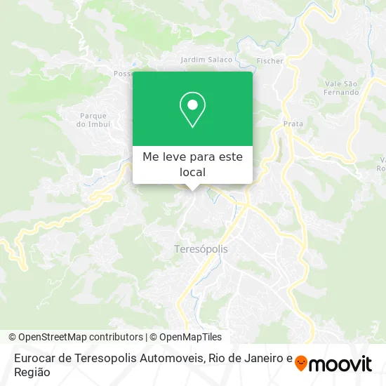 Eurocar de Teresopolis Automoveis mapa