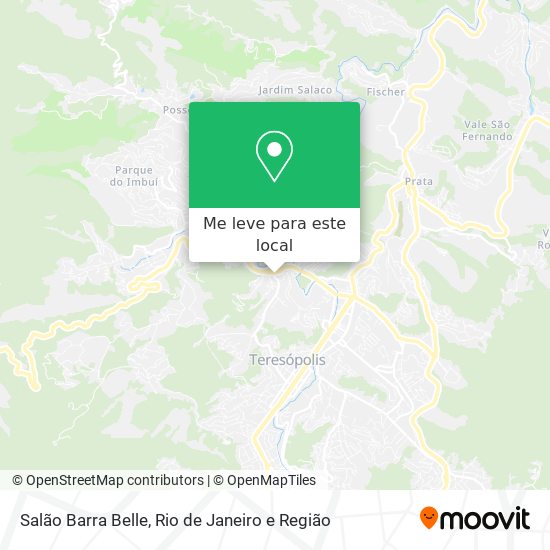 Salão Barra Belle mapa