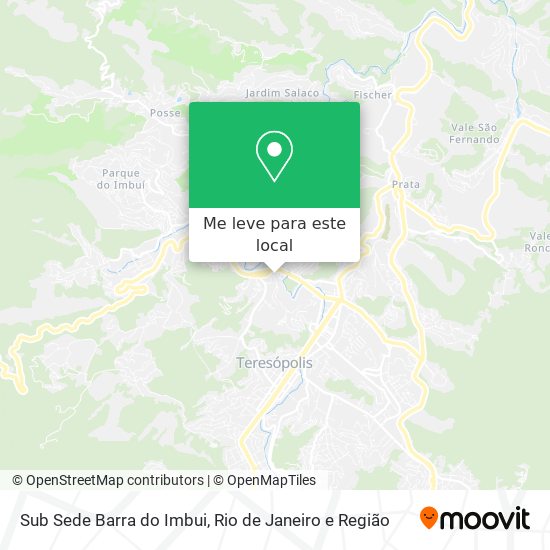 Sub Sede Barra do Imbui mapa