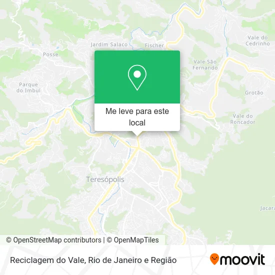 Reciclagem do Vale mapa