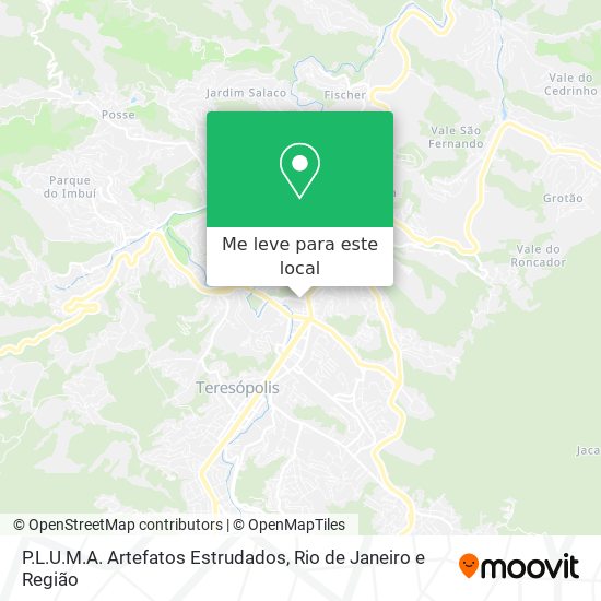 P.L.U.M.A. Artefatos Estrudados mapa
