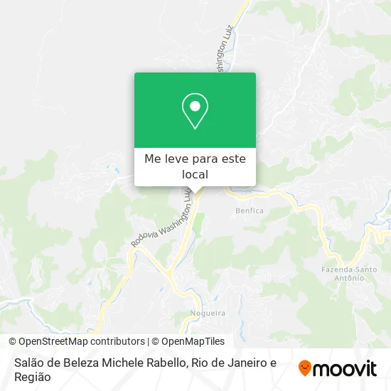 Salão de Beleza Michele Rabello mapa