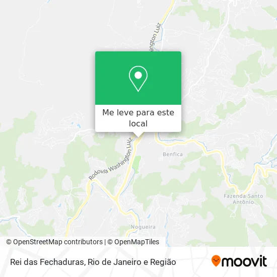 Rei das Fechaduras mapa