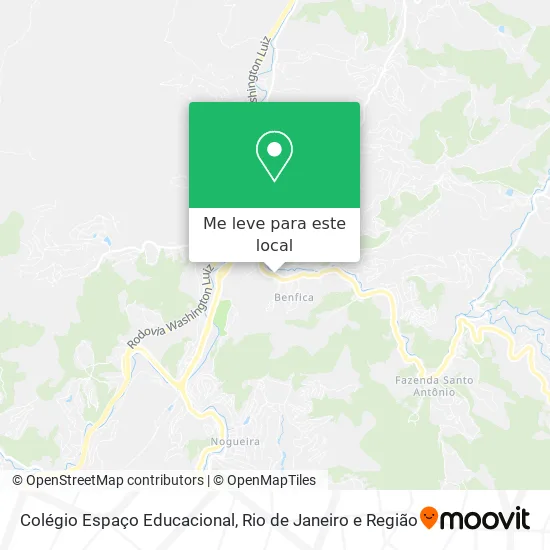 Colégio Espaço Educacional mapa