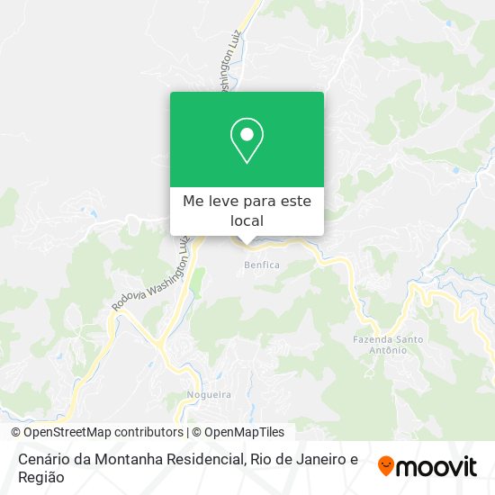 Cenário da Montanha Residencial mapa