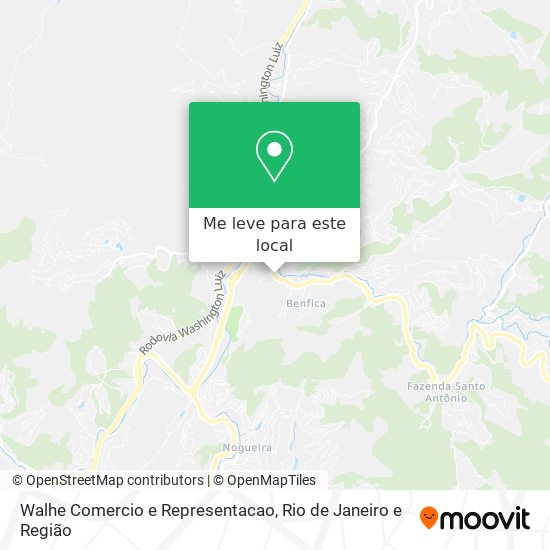 Walhe Comercio e Representacao mapa