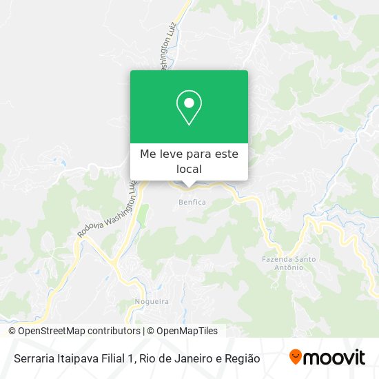 Serraria Itaipava Filial 1 mapa