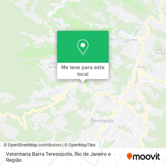 Veterinaria Barra Teresopolis mapa