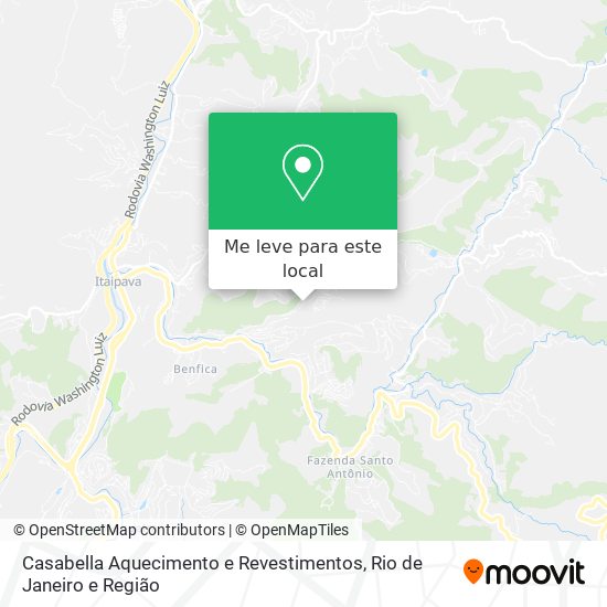 Casabella Aquecimento e Revestimentos mapa