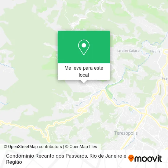 Condominio Recanto dos Passaros mapa