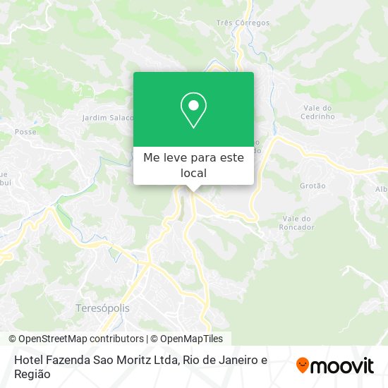 Hotel Fazenda Sao Moritz Ltda mapa