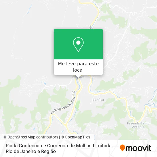 Riatla Confeccao e Comercio de Malhas Limitada mapa
