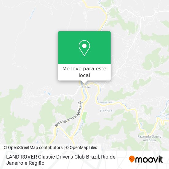 LAND ROVER Classic Driver's Club Brazil mapa