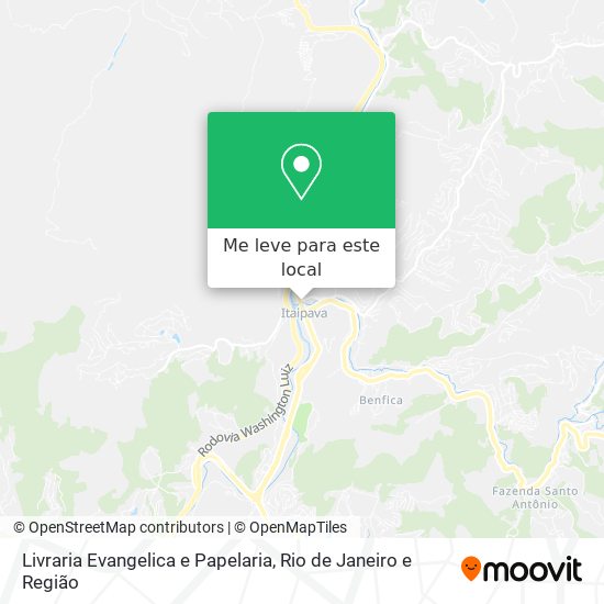 Livraria Evangelica e Papelaria mapa