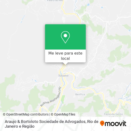 Araujo & Bortoloto Sociedade de Advogados mapa