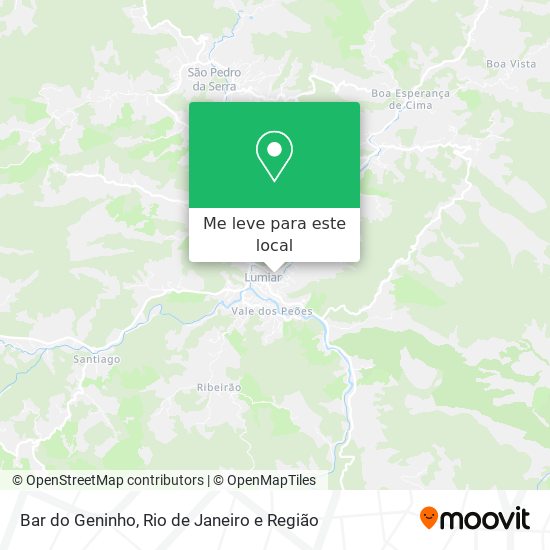 Bar do Geninho mapa