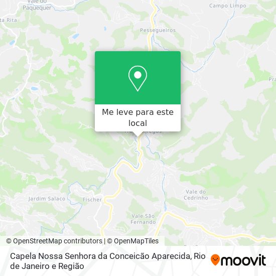 Capela Nossa Senhora da Conceicão Aparecida mapa