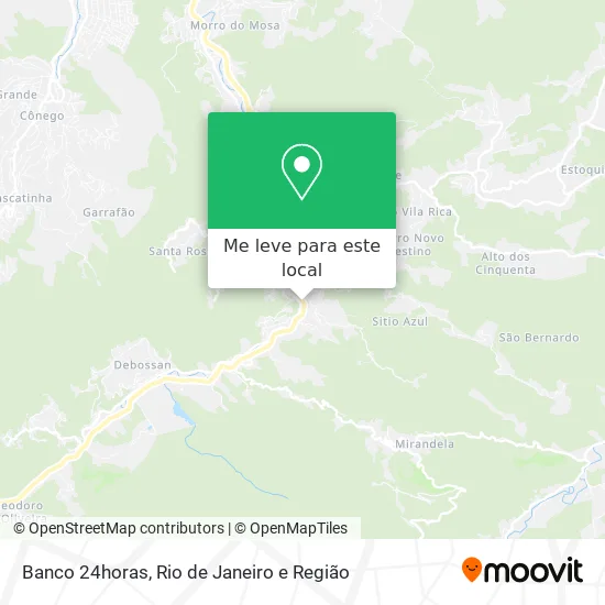 Banco 24horas mapa