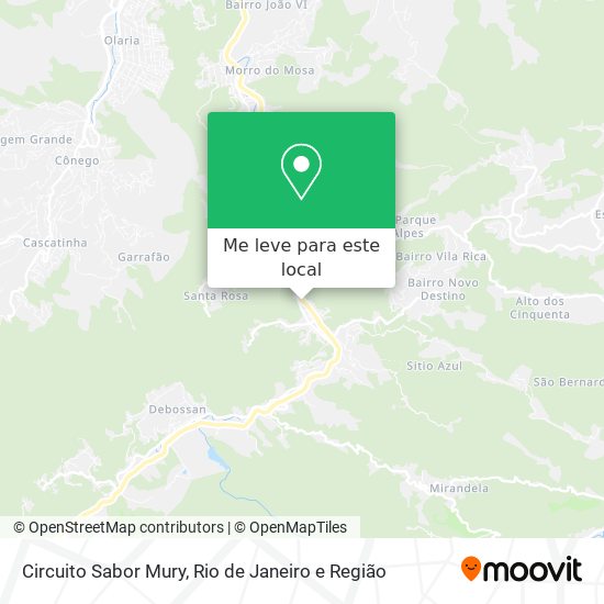 Circuito Sabor Mury mapa