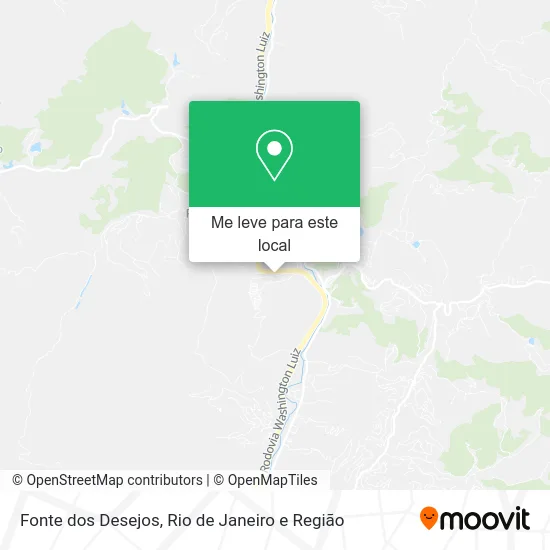Fonte dos Desejos mapa