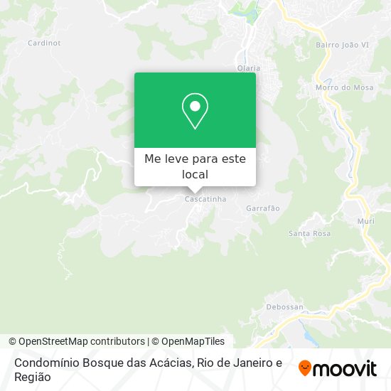 Condomínio Bosque das Acácias mapa