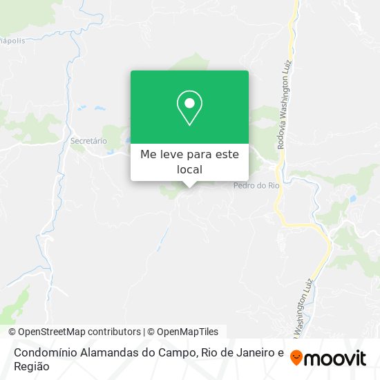 Condomínio Alamandas do Campo mapa