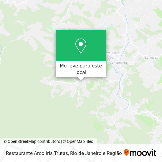 Restaurante Arco Iris Trutas mapa