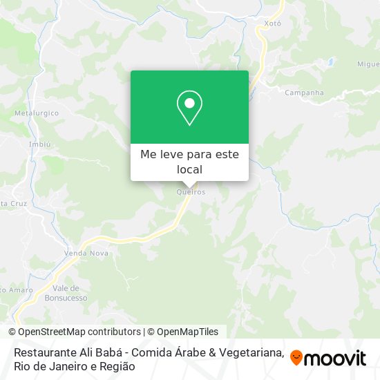 Restaurante Ali Babá - Comida Árabe & Vegetariana mapa