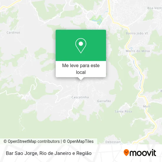 Bar Sao Jorge mapa