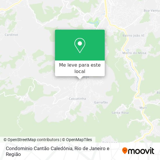 Condomínio Cantão Caledônia mapa