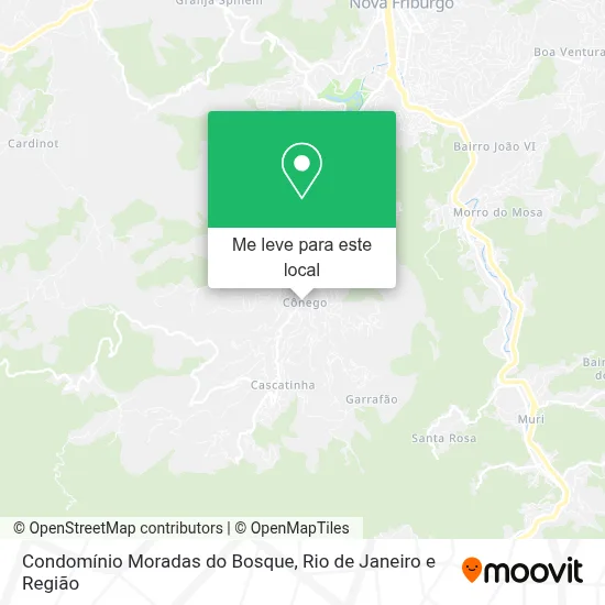 Condomínio Moradas do Bosque mapa