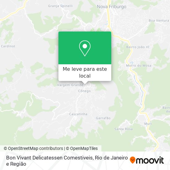 Bon Vivant Delicatessen Comestiveis mapa