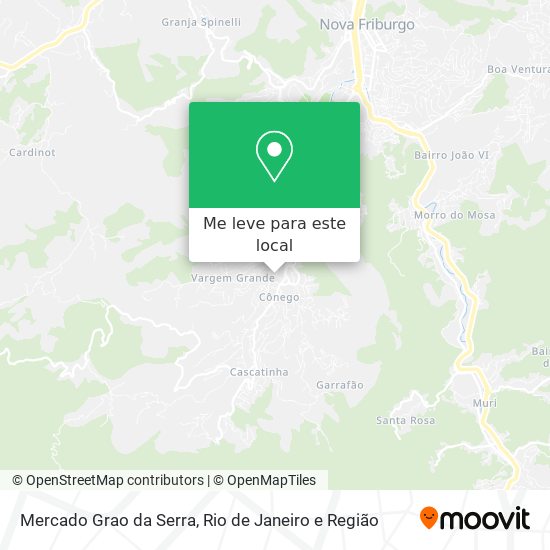 Mercado Grao da Serra mapa