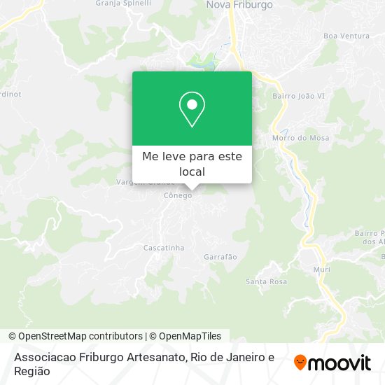 Associacao Friburgo Artesanato mapa